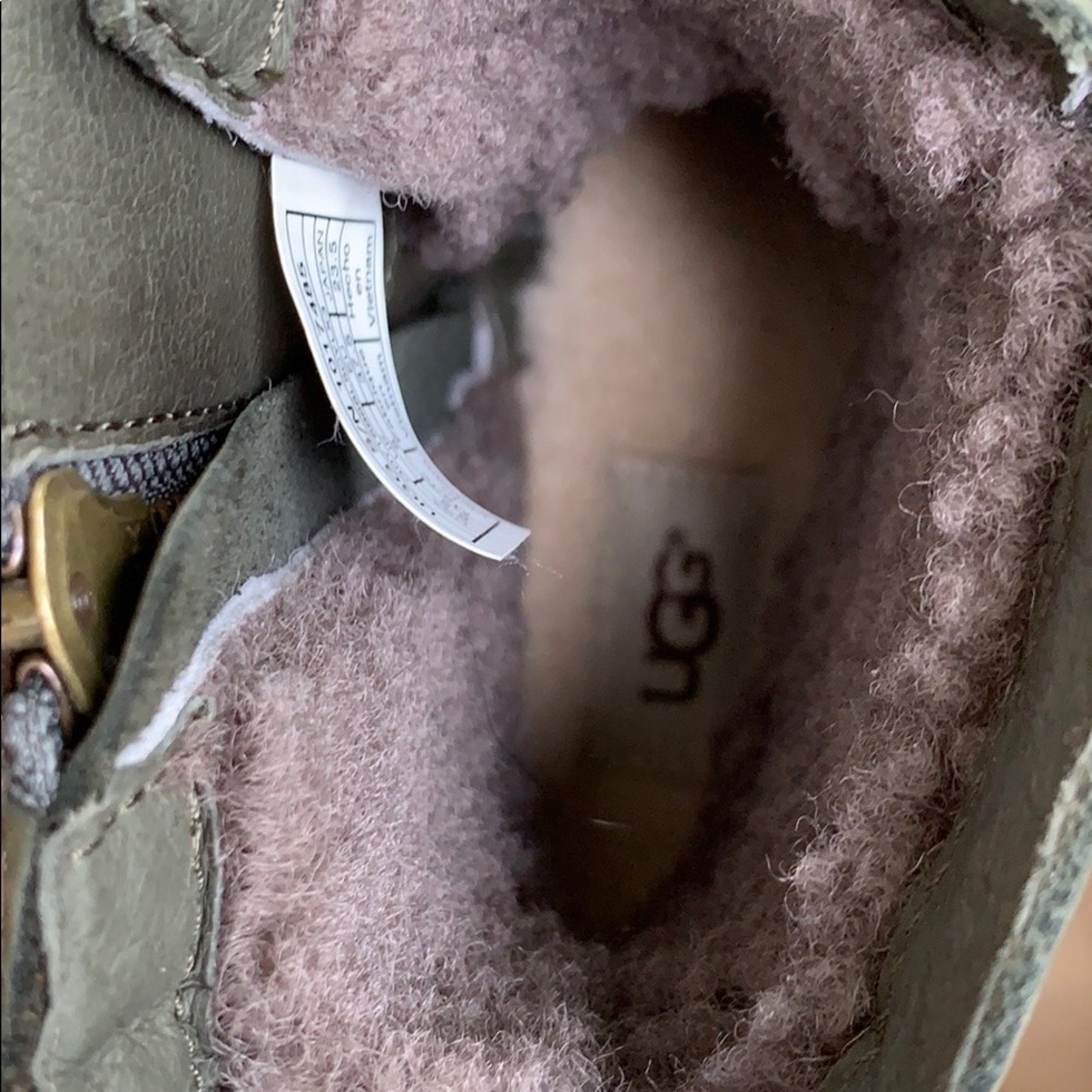 UGG KILMER NEW! Shearling Lined Zip Lace Up Boot - Picture 10 of 11